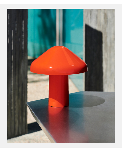 Pao Portable Lamp Red - HAY - design Naoto Fukasawa